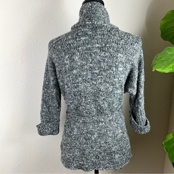 Chaus Gray Knit Cardigan Sweater - Picture 3 of 14
